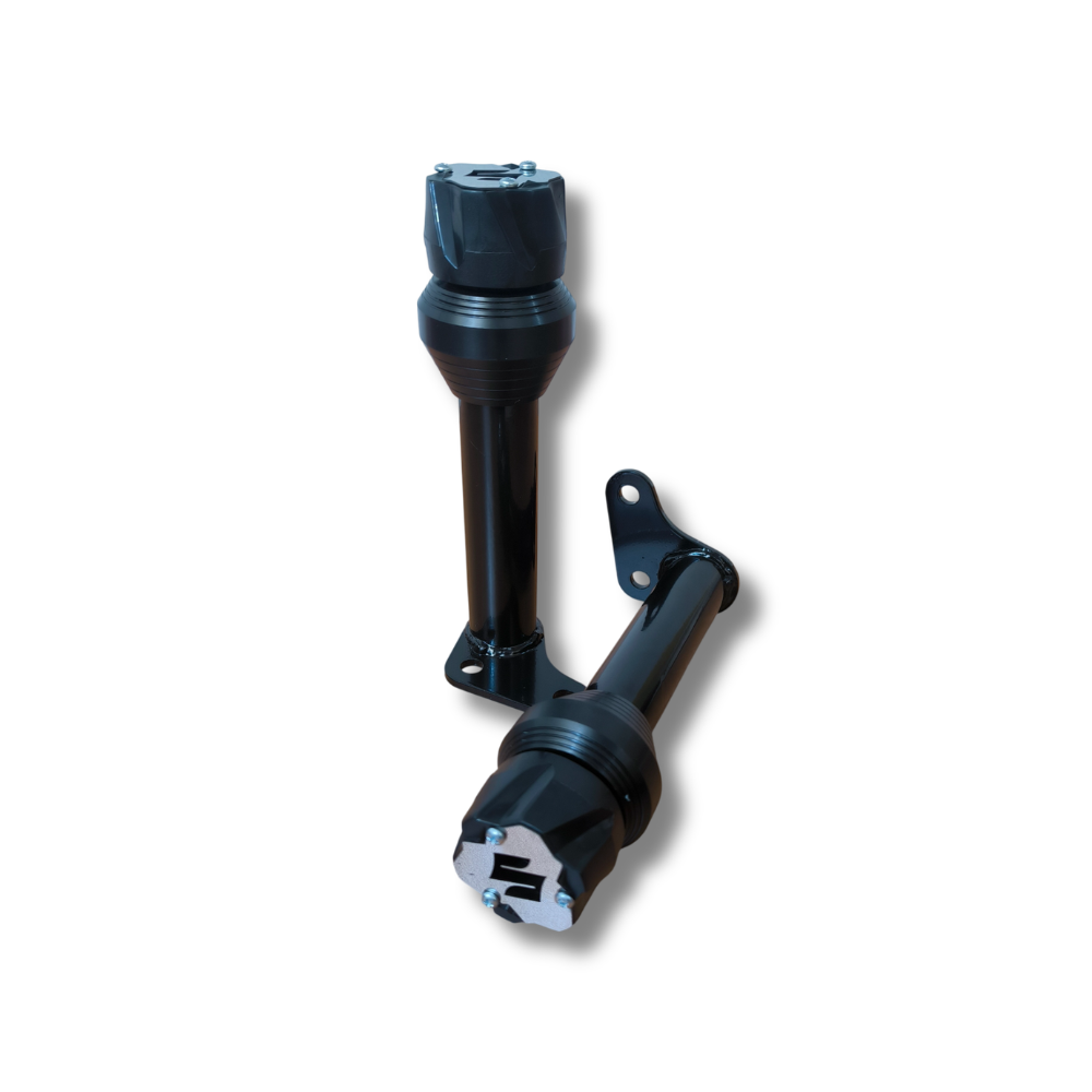 Defensa Slider Punta Redonda Suzuki Gixxer 150 + Accesorios