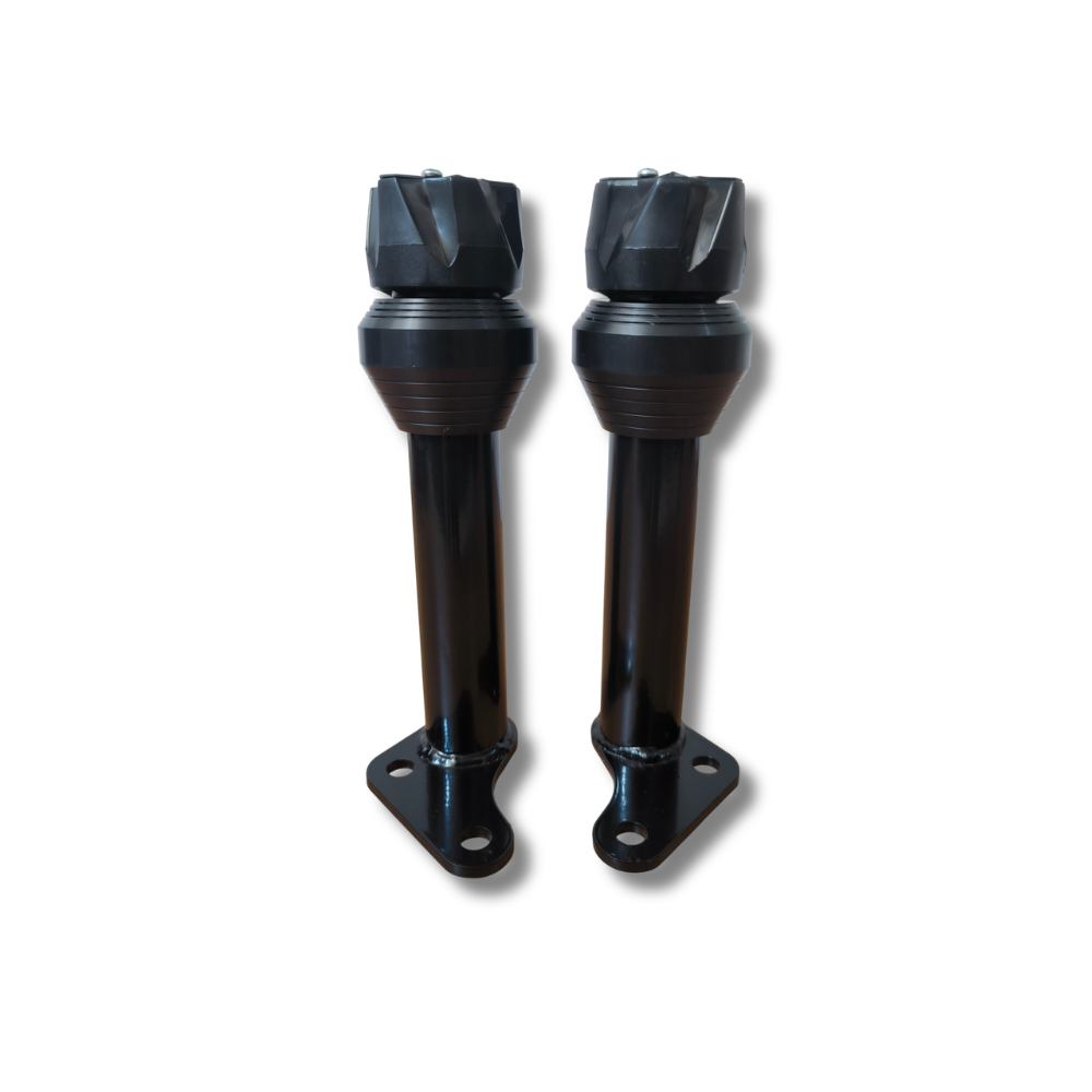 Defensa Slider Punta Redonda Suzuki Gixxer 150 + Accesorios - Imagen 3