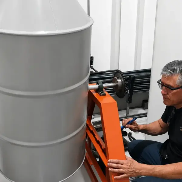 Mezclador de pellets de 125 kilos para proceso de inyección