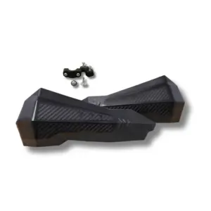 Cortaviento Warrior Solo Plastico Negro + Accesorios color carbono